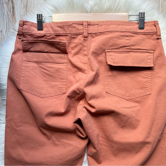 NEW Frank & Eileen BLACK-ROCK Utility Pant Sz 10 ITALIAN PEACHED TWILL Pumpkin - Picture 13 of 16